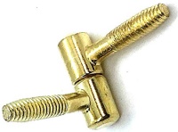Pin Hinge, Electroplated Brass, Lift Off